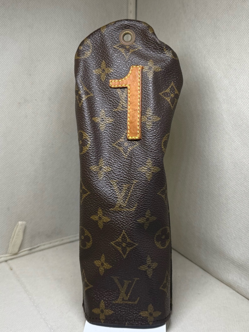 Louis Vuitton Monogram Protégé Bois M58241 Auth VINTAGE GOLF CLUB COVER